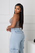 Soft Smooth One Shoulder Cutout Top